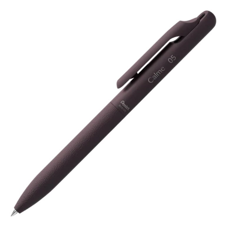 Pentel Calme Ballpoint Pen Chestnut Purple 0.5