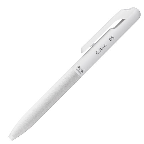 Pentel Calme Ballpoint Pen Grayish White 0.5 Pentel Calme Ballpoint Pen Grayish White 0.5