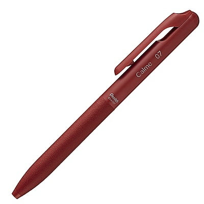 Pentel Calme Ballpoint Pen Red 0.7