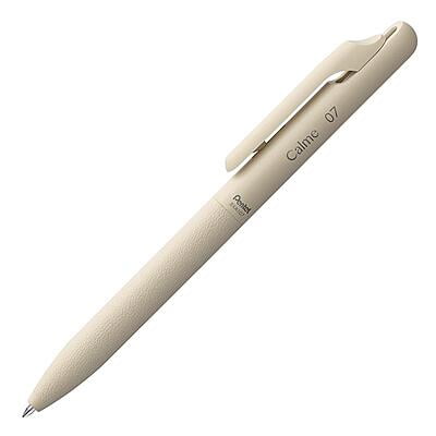 Pentel Calme Ballpoint Pen Beige 0.7