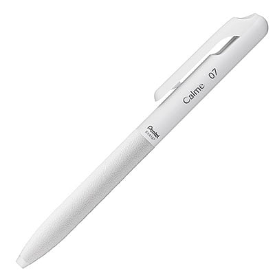 Pentel Calme Ballpoint Pen Grayish White 0.7