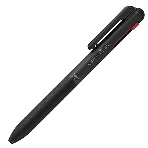 Pentel Calme Tricolor Ballpoint Pen 0.5 Black