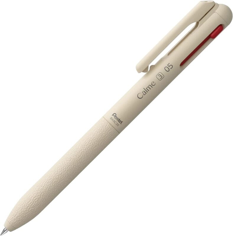 Pentel Calme Tricolor Ballpoint Pen 0.5 Beige