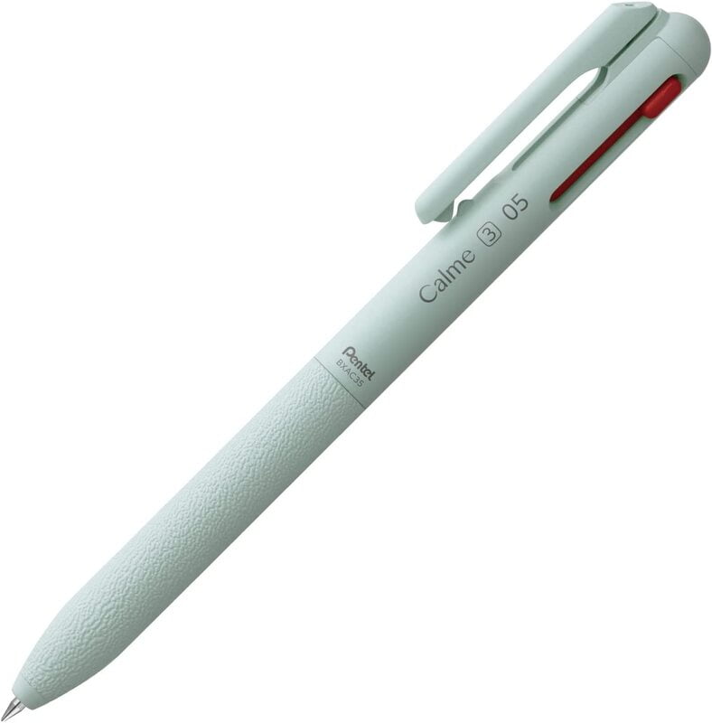 Pentel Calme Tricolor Ballpoint Pen 0.5 Sky Jade Pentel Calme Tricolor Ballpoint Pen 0.5 Sky Jade