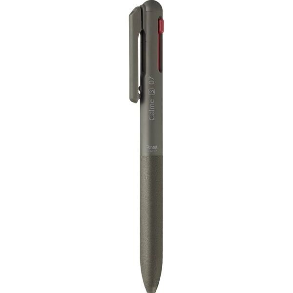 Pentel Calme Tricolor Ballpoint Pen 0.7 Khaki Pentel Calme Tricolor Ballpoint Pen 0.7 Khaki