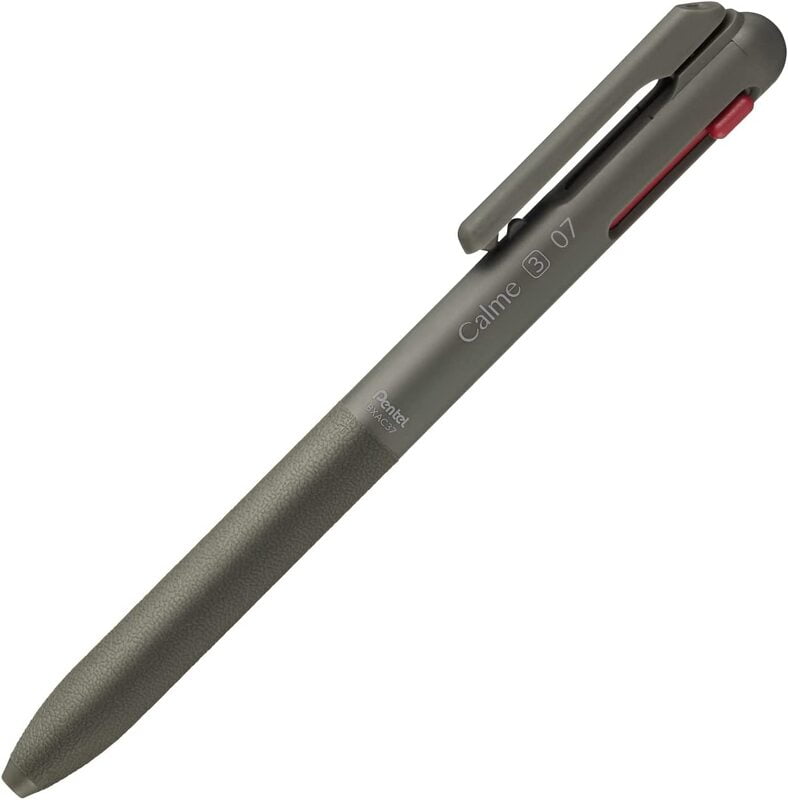 Pentel Calme Tricolor Ballpoint Pen 0.7 Khaki Pentel Calme Tricolor Ballpoint Pen 0.7 Khaki