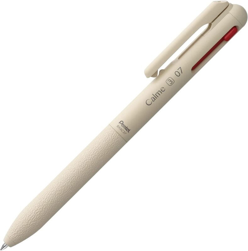 Pentel Calme Tricolor Ballpoint Pen 0.7 Beige