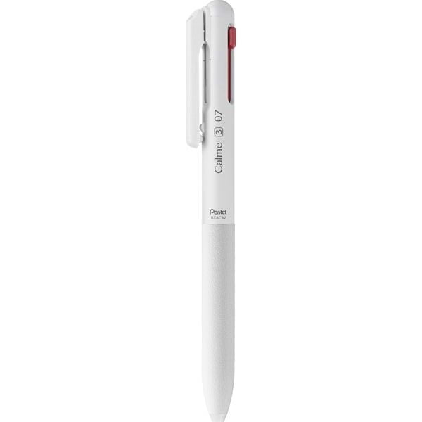 Pentel Calme Tricolor Ballpoint Pen 0.7 Grayish White Pentel Calme Tricolor Ballpoint Pen 0.7 Grayish White