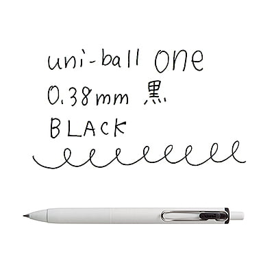 Uniball One 0.38mm Black