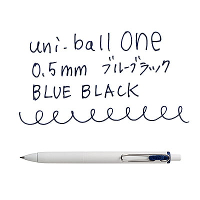 Uniball One 0.5mm Blue Black