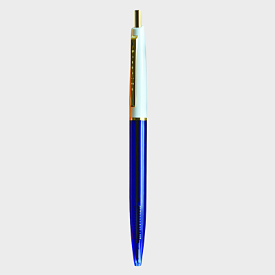 Anterique Oil-based Ballpoint Pen 0.5 White Blue Anterique Oil-based Ballpoint Pen 0.5 White Blue