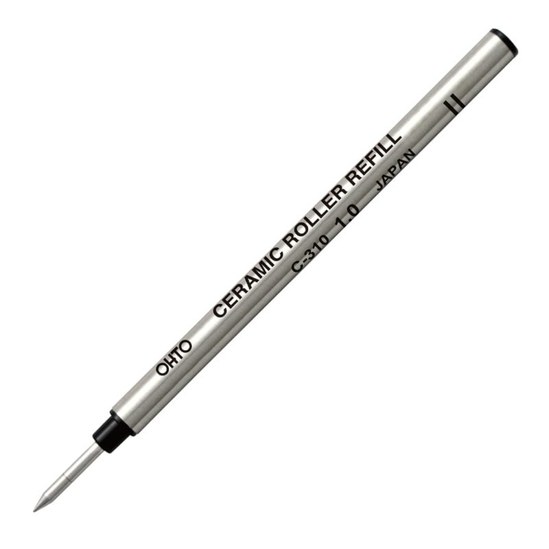 Ohto C-310P Ceramic Roller Ball Pen Refill Black 1.0