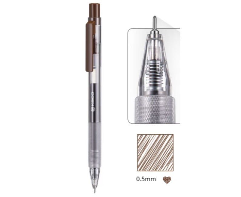 Kaco Turbo Depot Gel Pen Coffee Brown Kaco Turbo Depot Gel Pen Coffee Brown