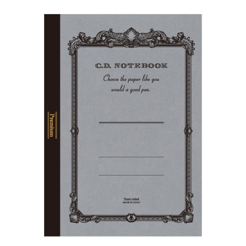Apica Premium CD Notebook Horizontal Ruled A5 Silver CDC90Y Apica Premium CD Notebook Horizontal Ruled A5 Silver CDC90Y