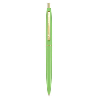 BIC Japan Click Gold Ballpoint Pen Apple Green