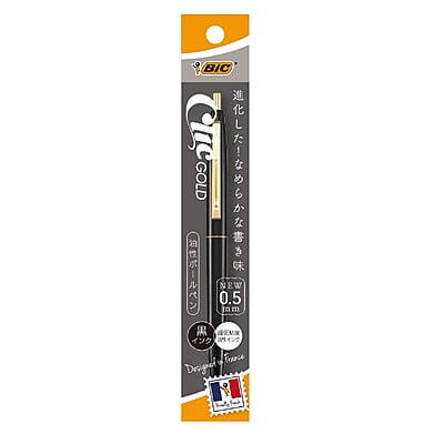 BIC Japan Click Gold Ballpoint Pen Black