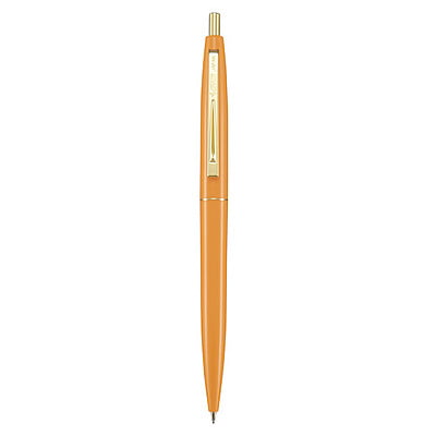 BIC Japan Click Gold Ballpoint Pen Fluorescent Orange