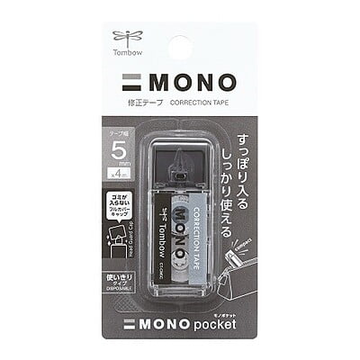 Tombow Correction Tape Mono Pocket Black