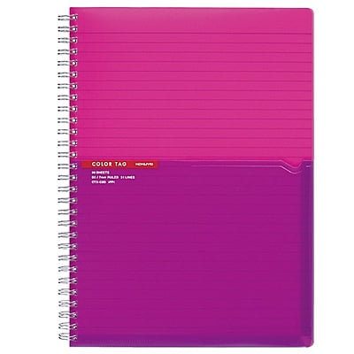 Kokuyo Twin Ring Notebook B5 Bi-Color Pink CT-C20P