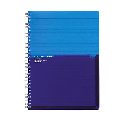 Kokuyo Twin Ring Notebook B5 Bi-Color Blue CT-C20B