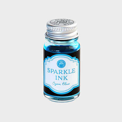 Guitar Sparkle Ink Cyan Blue Guitar Sparkle Ink Cyan Blue