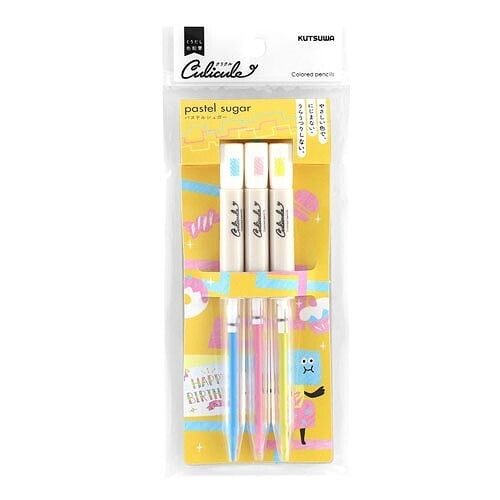 Kutsuwa Kuridashi Colored Pencil Crickle Pastel Sugar Kutsuwa Kuridashi Colored Pencil Crickle Pastel Sugar