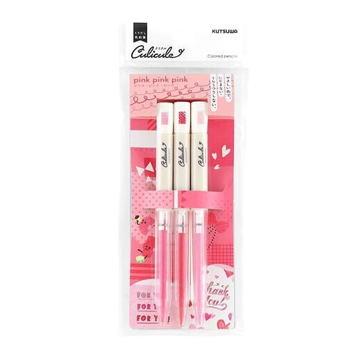 Kutsuwa Kuridashi Colored Pencil Crickle Pink Kutsuwa Kuridashi Colored Pencil Crickle Pink