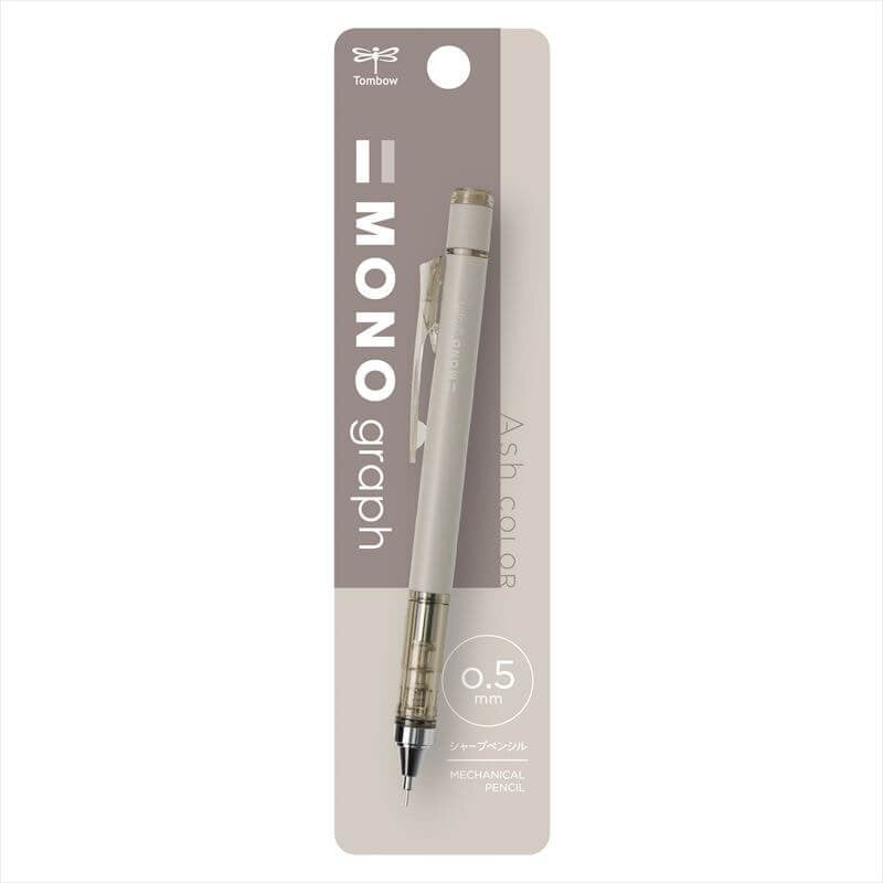 Tombow Mechanical Pencil Monograph 0.5 Ash Color Taupe DPA-144A Tombow Mechanical Pencil Monograph 0.5 Ash Color Taupe DPA-144A