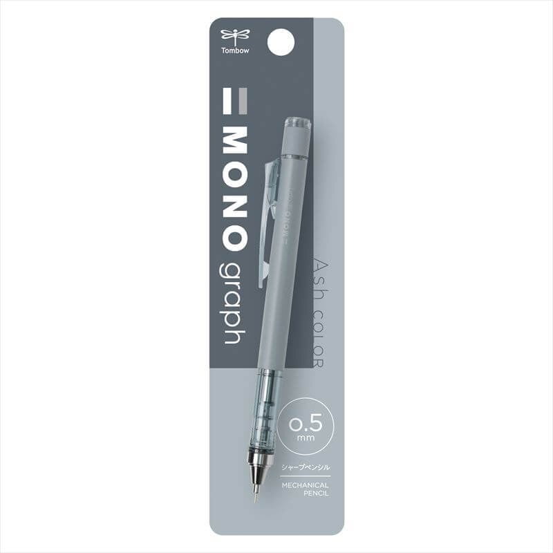 Tombow Mechanical Pencil Monograph 0.5 Ash Color Steal DPA-144C Tombow Mechanical Pencil Monograph 0.5 Ash Color Steal DPA-144C