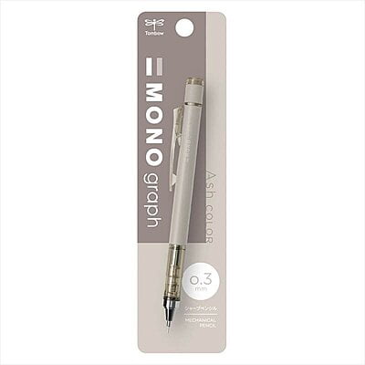 Tombow Mechanical Pencil Monograph 0.3 Ash Color Taupe DPA-145A