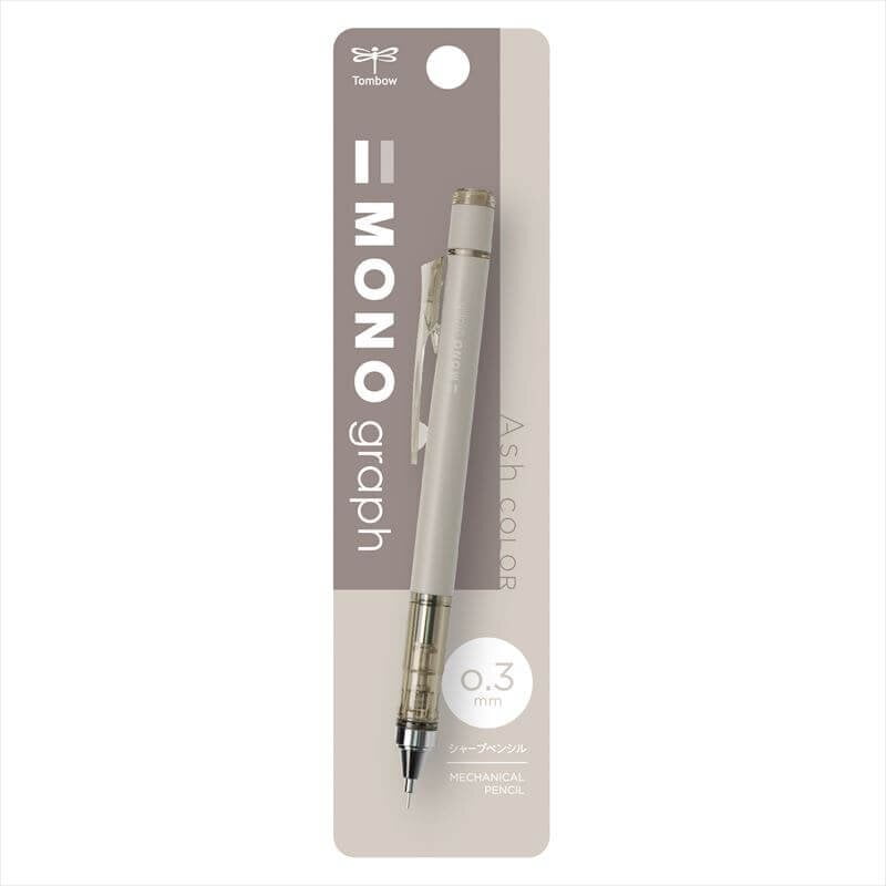 Tombow Mechanical Pencil Monograph 0.3 Ash Color Taupe DPA-145A Tombow Mechanical Pencil Monograph 0.3 Ash Color Taupe DPA-145A