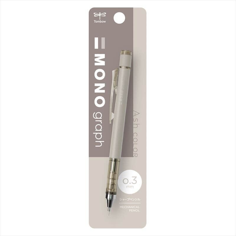 Tombow Mechanical Pencil Monograph 0.3 Ash Color Taupe DPA-145A