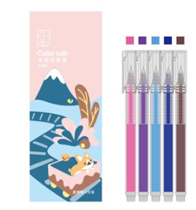 Kinbor Multicolor Rollerball Pen Speeding Valley