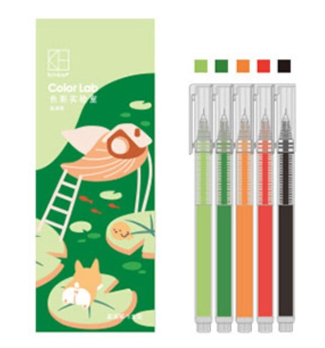 Kinbor Multicolor Rollerball Pen Lotus Pond