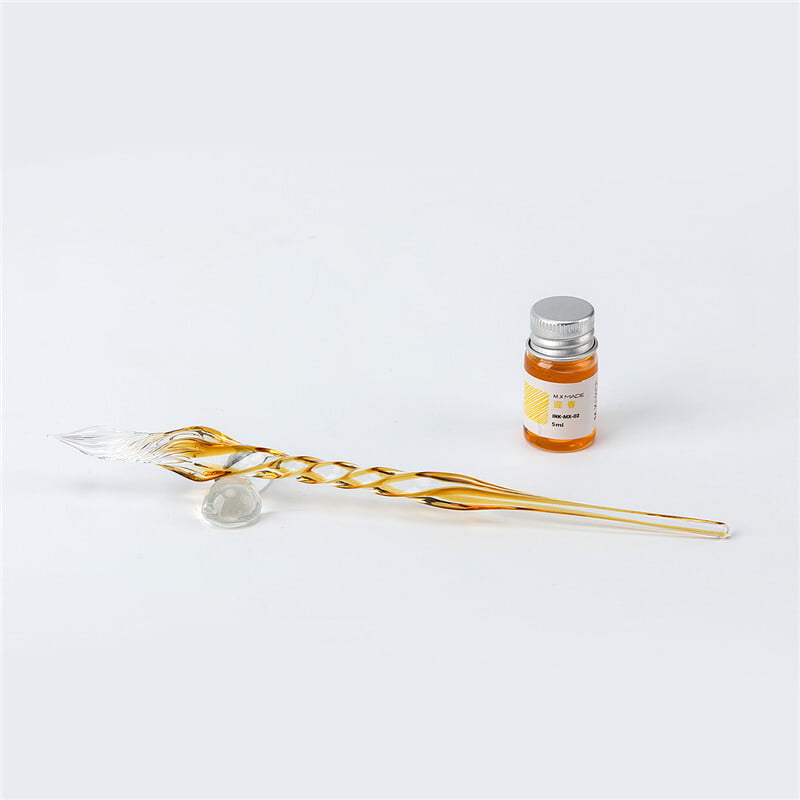 Kinbor Glass Pen Yellow