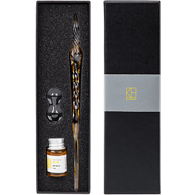 Kinbor Glass Pen Yellow DTB90248