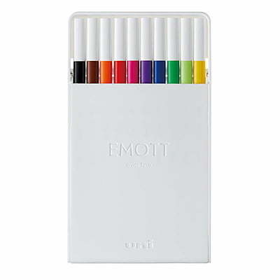 Uni Emott Colored Pencil 4 Colors 0.9 No.3 Nostalgic Color