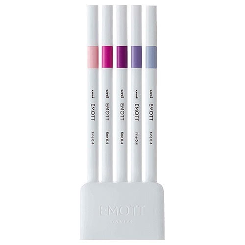 Uni-ball Emott Pens 5-color set NO.7 Floral Color Uni-ball Emott Pens 5-color set NO.7 Floral Color