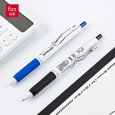 Fizz Focus Gel Pen Black FZ44010D-6