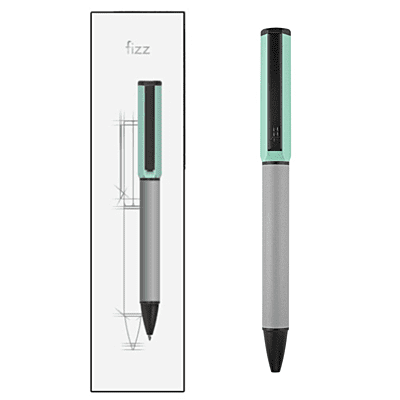 Fizz Rotating Metal Gel Pen Black FZ44011D-L