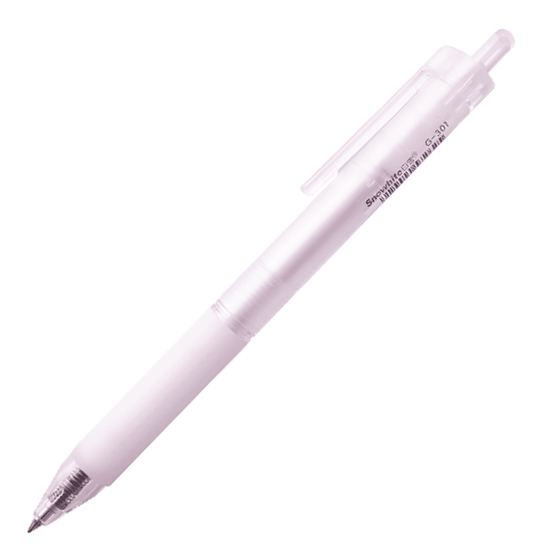 Snowhite G-302 White Gel Pen
