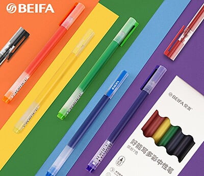 Beifa Jumbo Multicolor Gel Pens GA329800