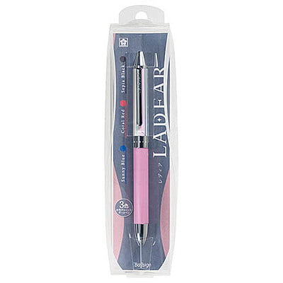 Sakura Craypas Tri-Color Ballpoint Pen 0.4 Striped Pink