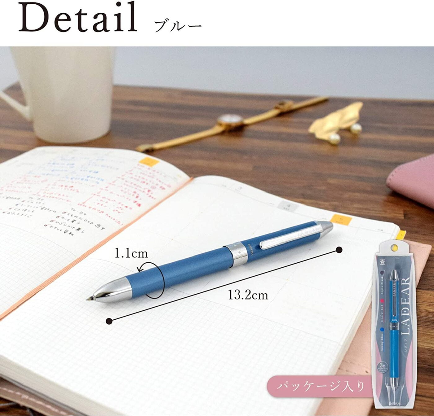 Sakura Craypas TriColor Ballpoint Pen 0.4 Blue