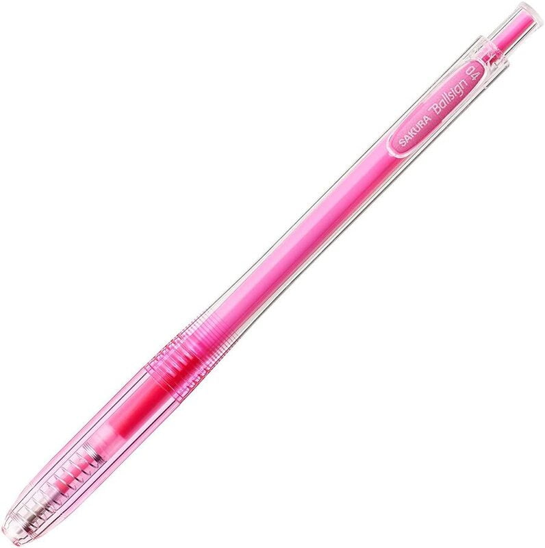 Sakura Ballsign Knock Gel Pen 0.4 Cherry Pink