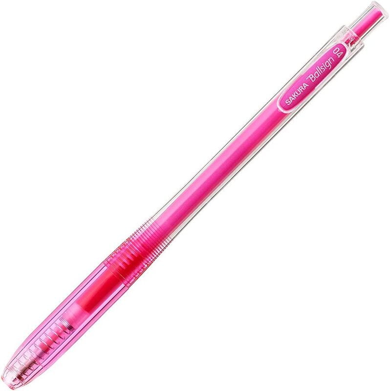 Sakura Ballsign Knock Gel Pen 0.4 Pink