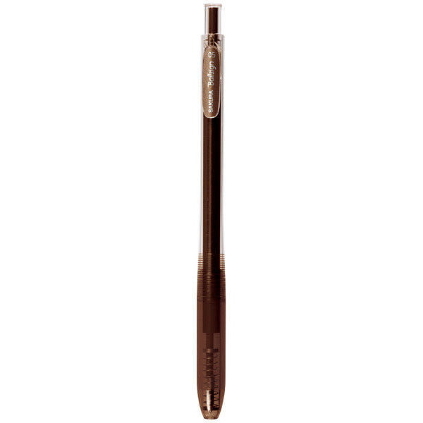 Sakura Ballsign Knock Gel Pen 0.5 Brown Black