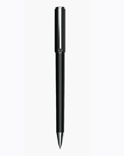 Beifa Hexagonal Cap Rotated Metal Gel Pen Black GD969604