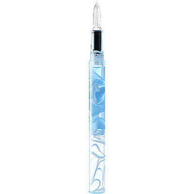 Guitar Glass Pen Aurora with Cap Ice Blue