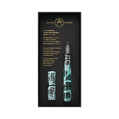 Guitar Glass Pen Aurora with Cap Ice Mint